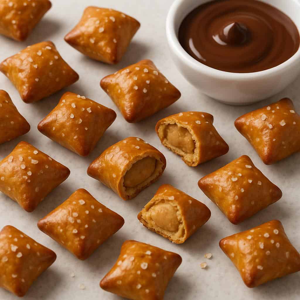 5. Peanut Butter-Stuffed Pretzel Bites