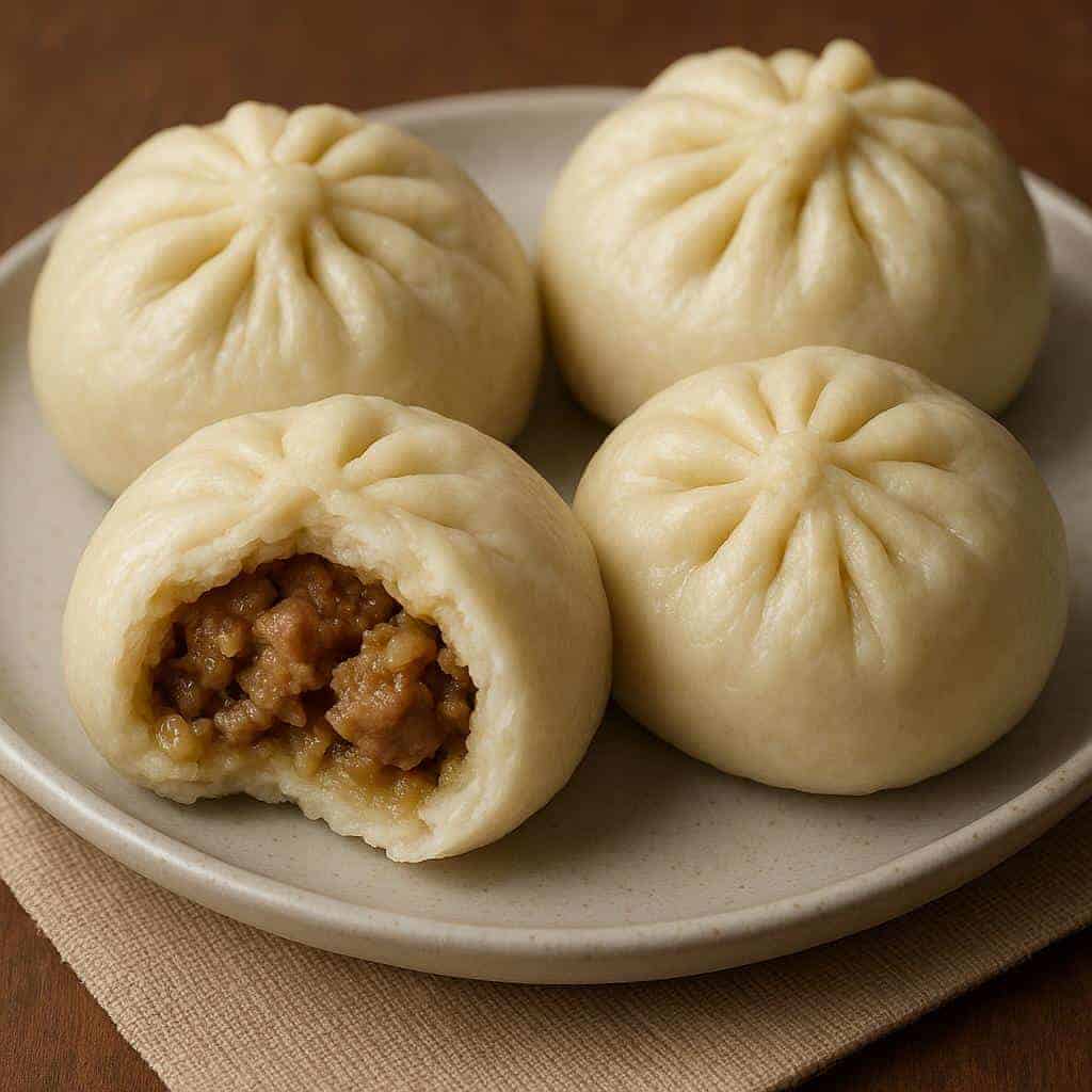 9. Steamed Pork Buns (Baozi)