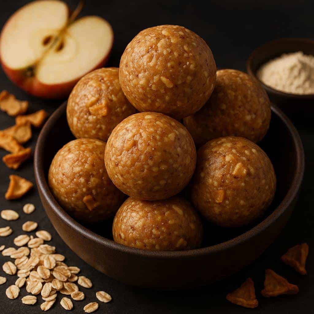 10. Apple Pie Protein Balls