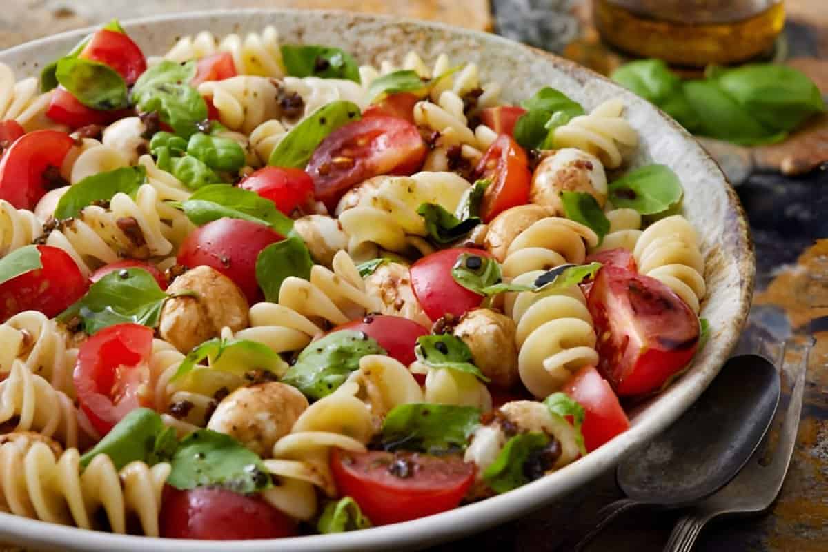 6. Caprese Pasta Salad