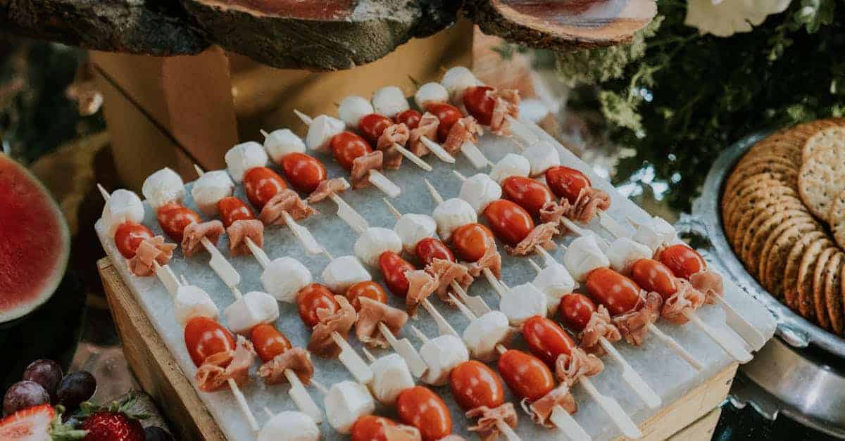 3. Caprese Skewers