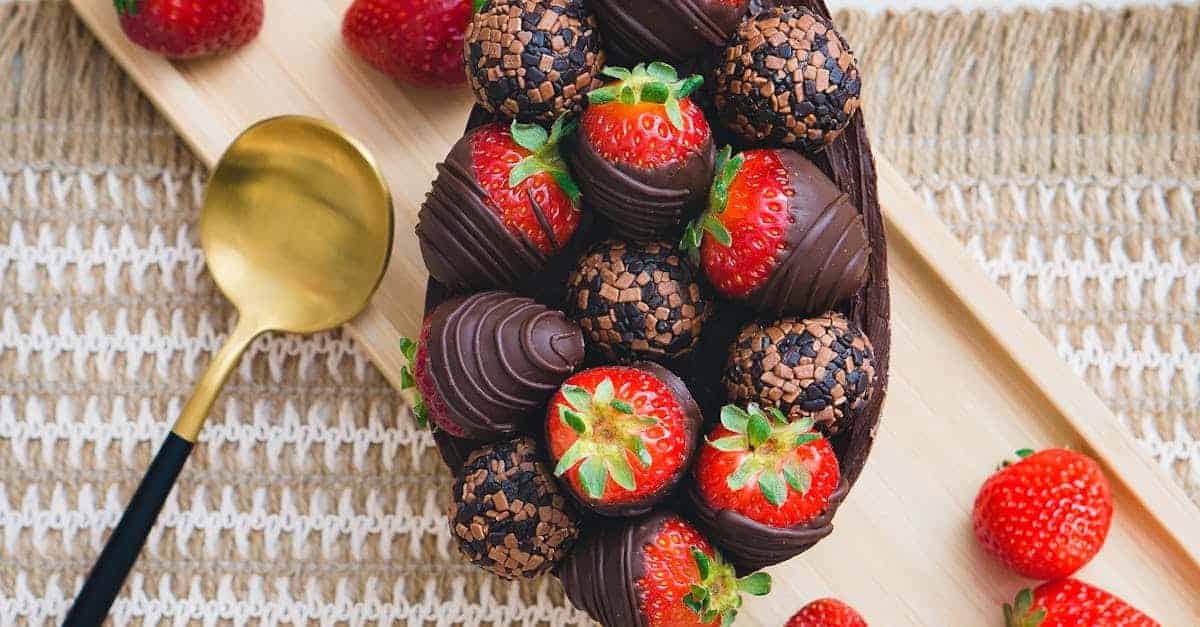 15. Chocolate Dipped Strawberries