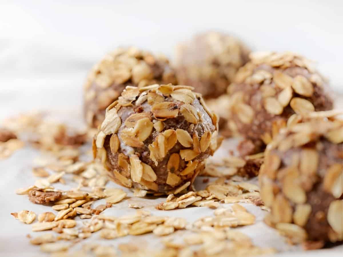 1. Classic Peanut Butter Oat Energy Balls