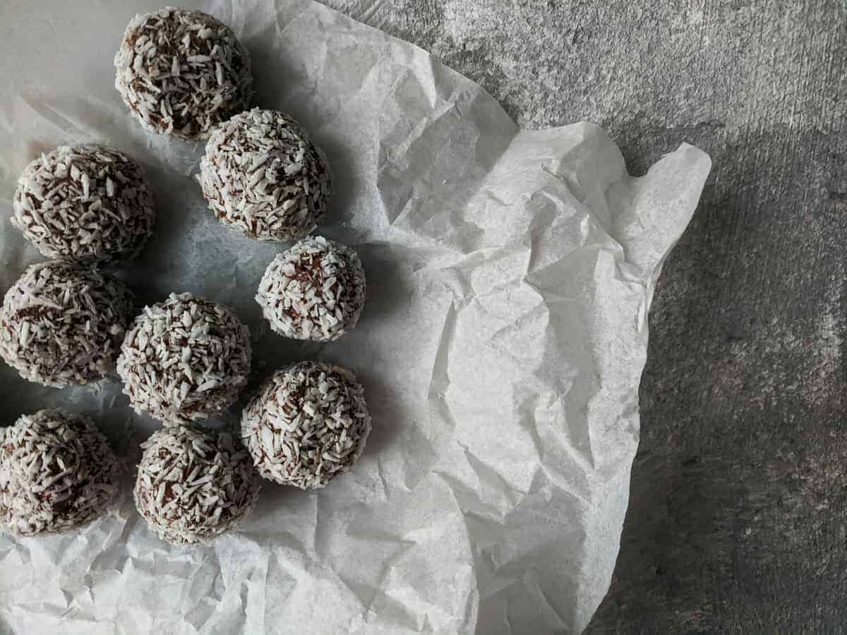 2. Chocolate Coconut Bliss Balls
