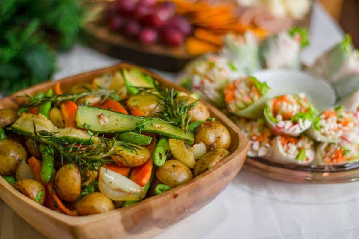 3. Roasted Vegetable Salad