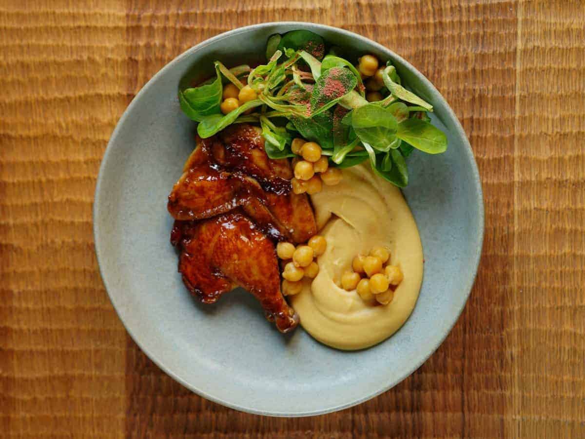 2. Chickpea & Cucumber Salad