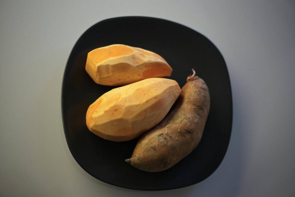 11. Steamed Sweet Potato
