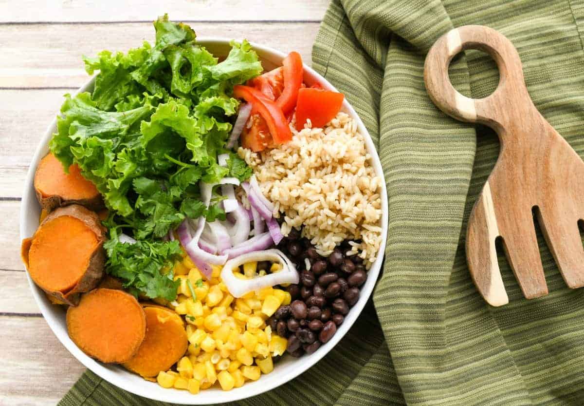 13. Roasted Sweet Potato and Black Bean Bowls