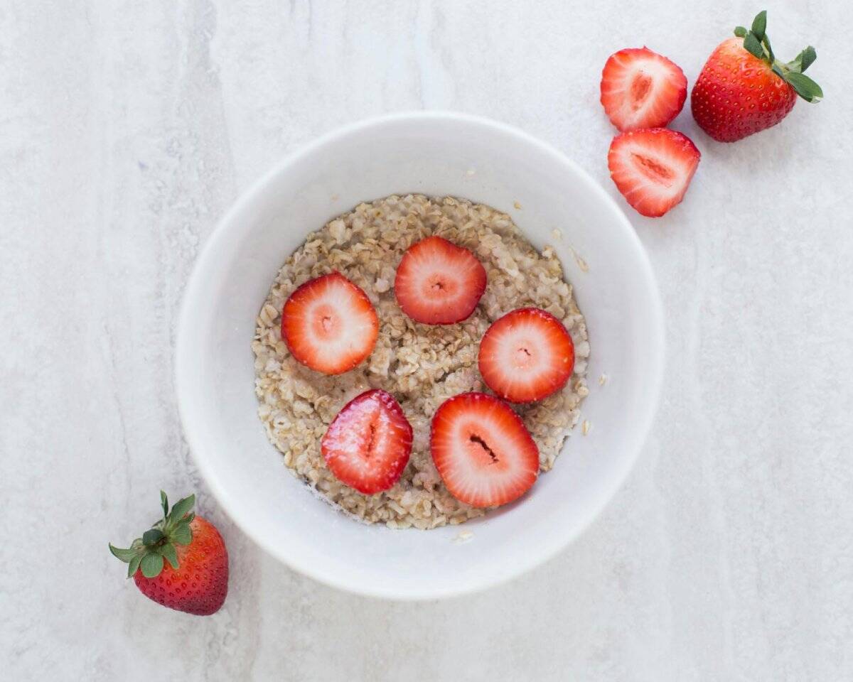 8. Oatmeal with Fruits