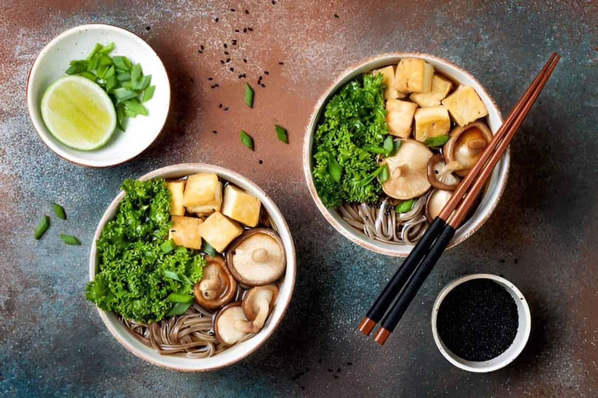 13. Miso Soup with Soba Noodles