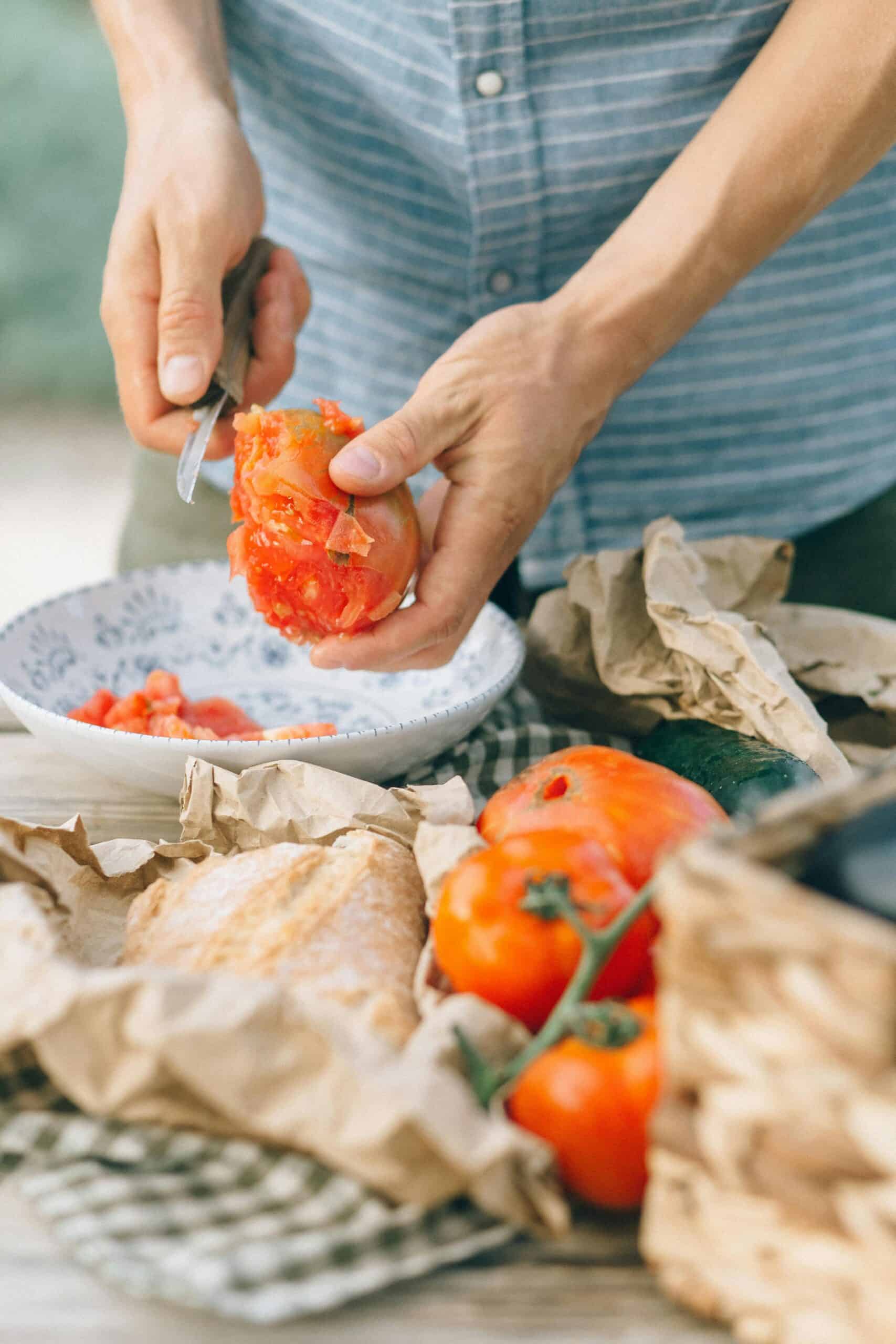 5. Easily Peel Tomatoes for Sauces