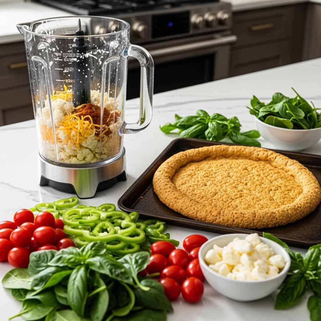 7. Cauliflower Pizza Crust