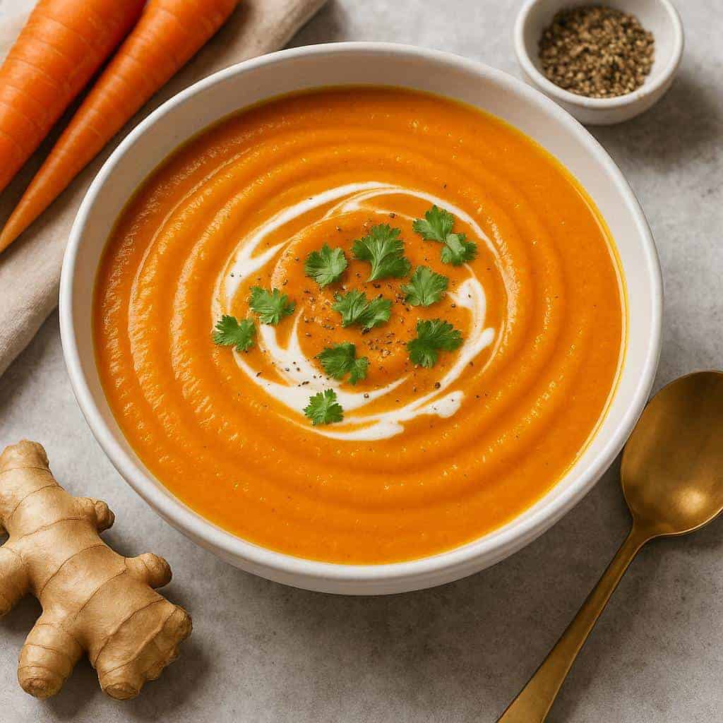 4. Spiced Carrot Ginger Soup