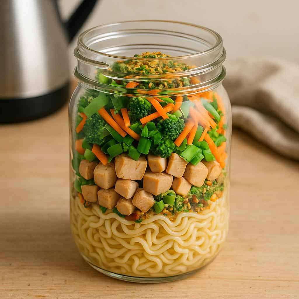 5. Make DIY Instant Noodle Jars