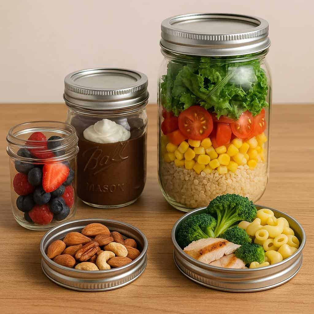 11. Use Jar Lids as Built-In Portion Control