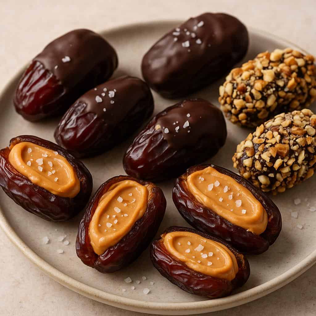 11. Peanut Butter Stuffed Dates