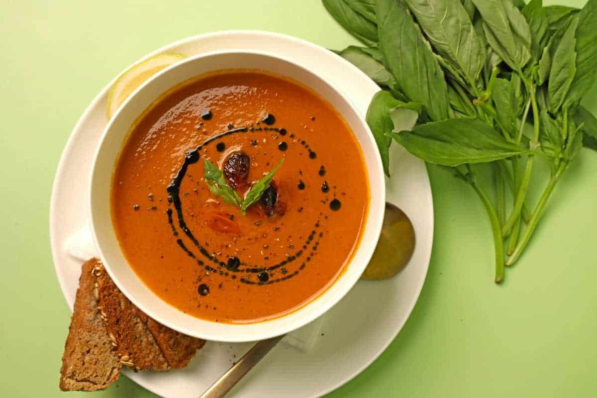 2. Roasted Tomato Basil Soup