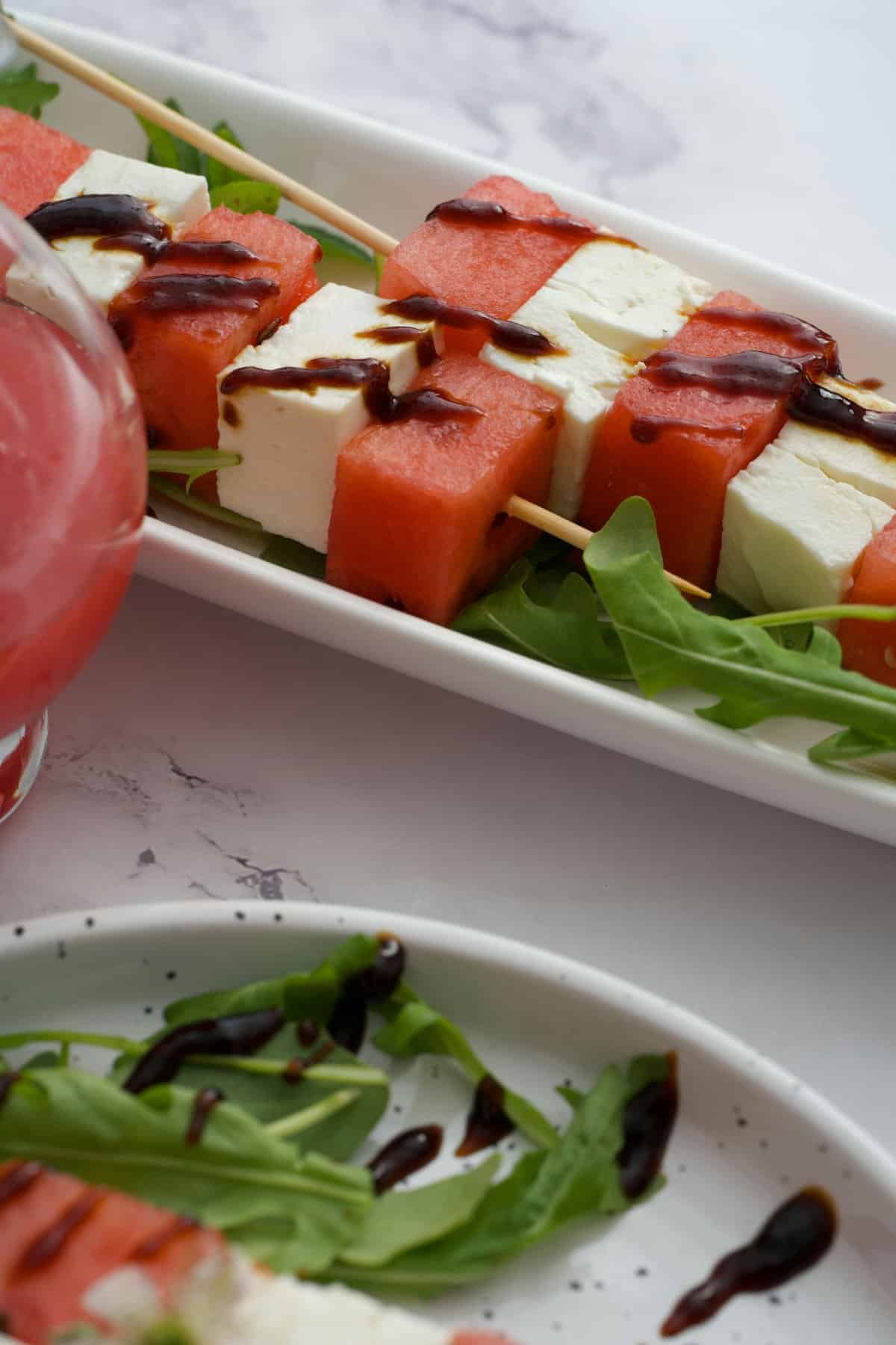 4. Watermelon and Feta Skewers