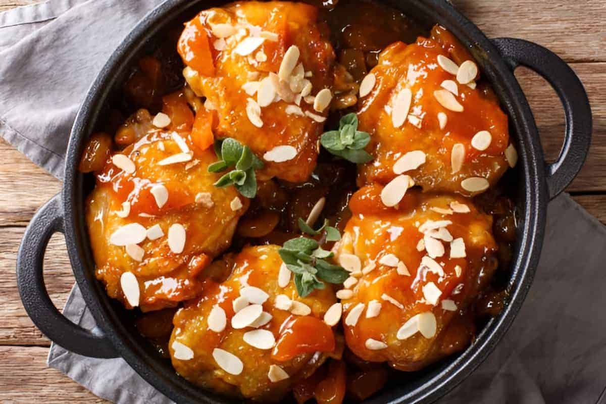 3. Chicken with Apricot Glaze