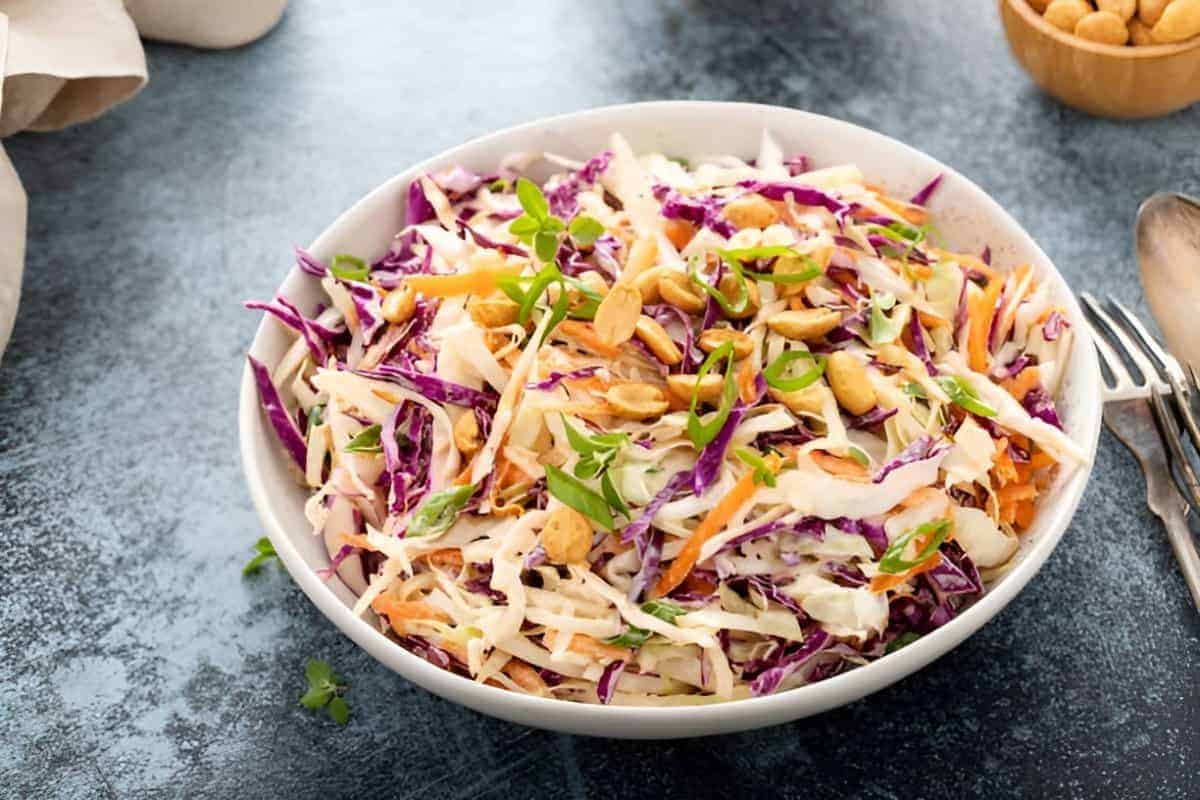 2. Crunchy Thai Peanut Slaw
