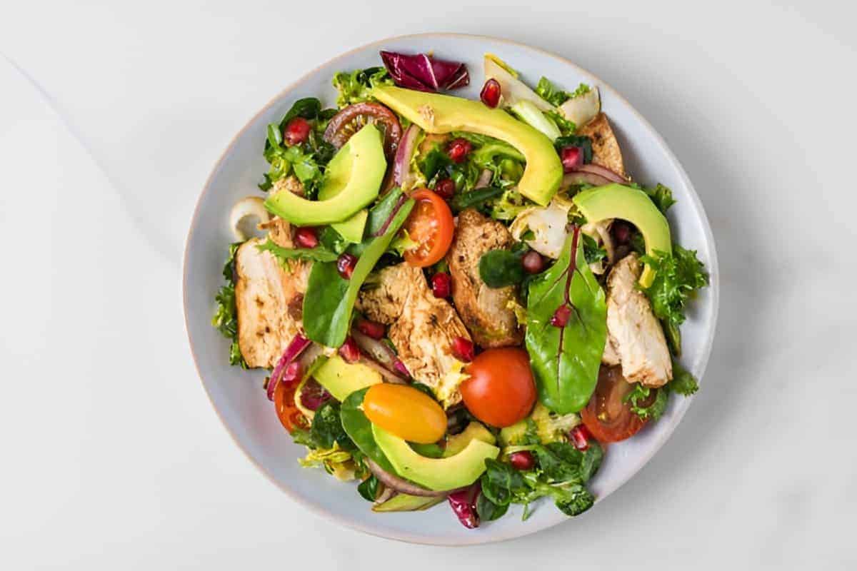 4. Blackened Chicken Caesar with Avocado