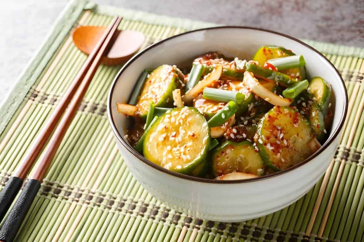 6. Spicy Korean Cucumber Salad (Oi Muchim)