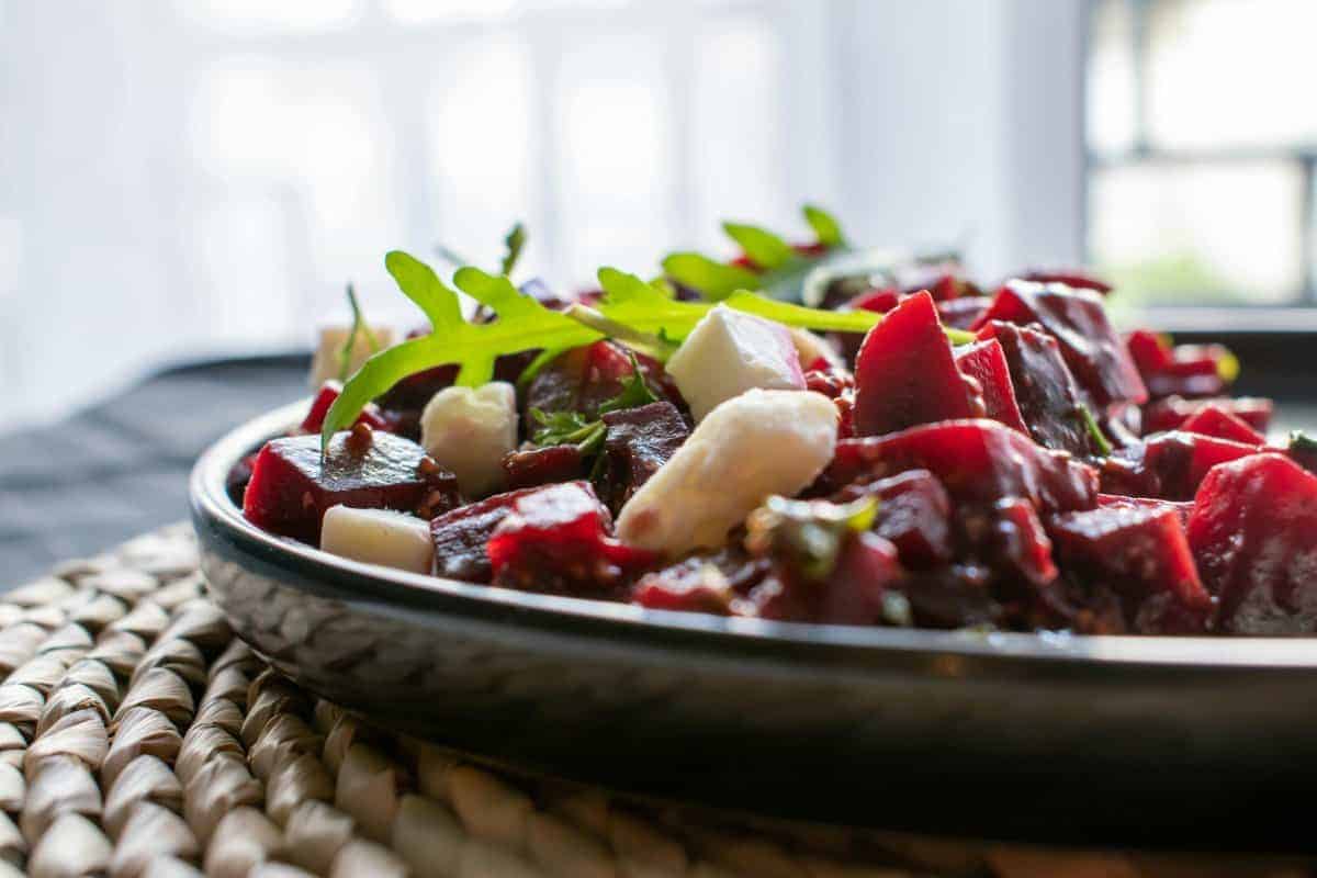 11. Roasted Beet, Apple, and Goat Cheese Salad
