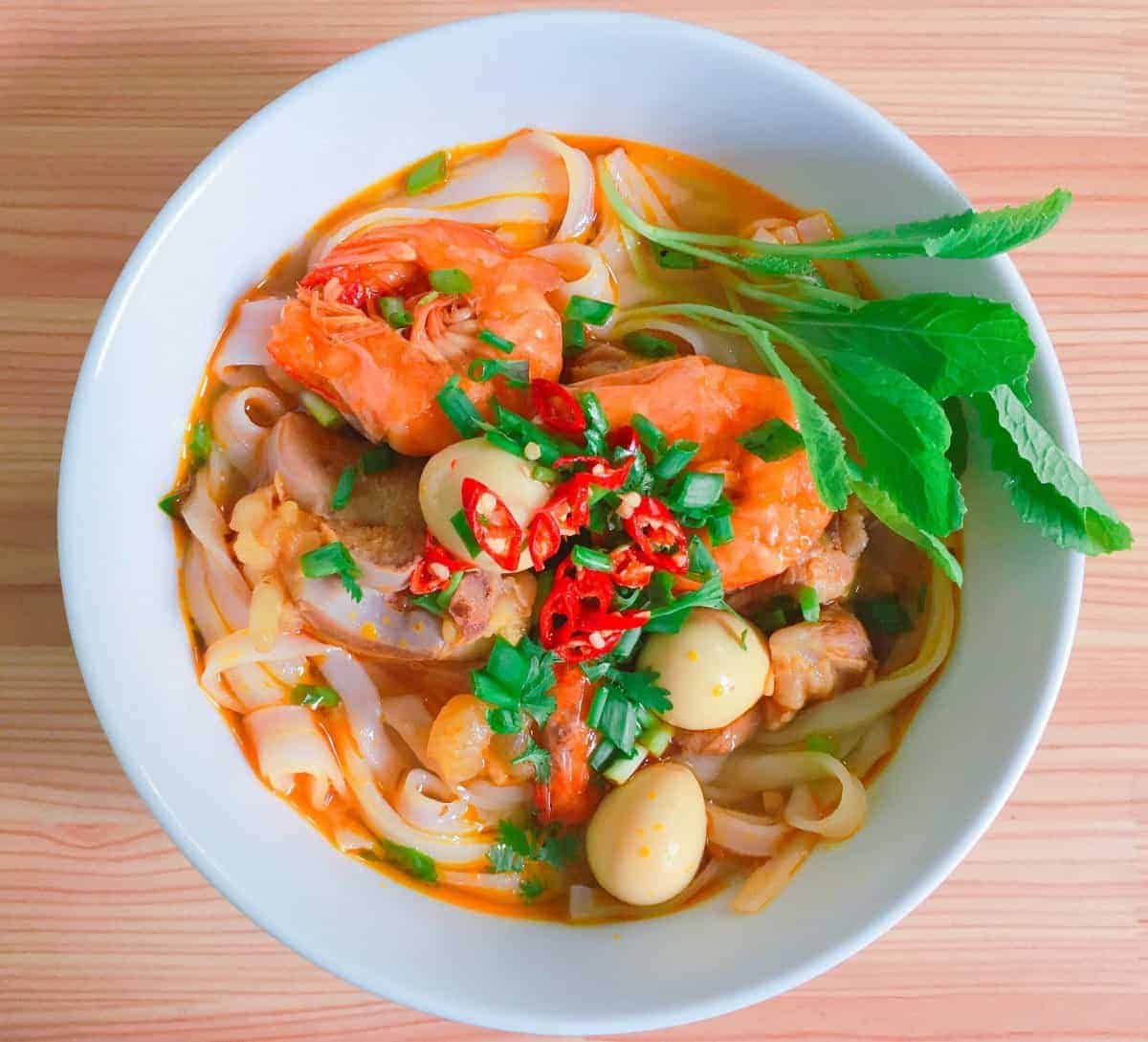 12. Vietnamese Shrimp and Noodle Salad (Bún Tôm)
