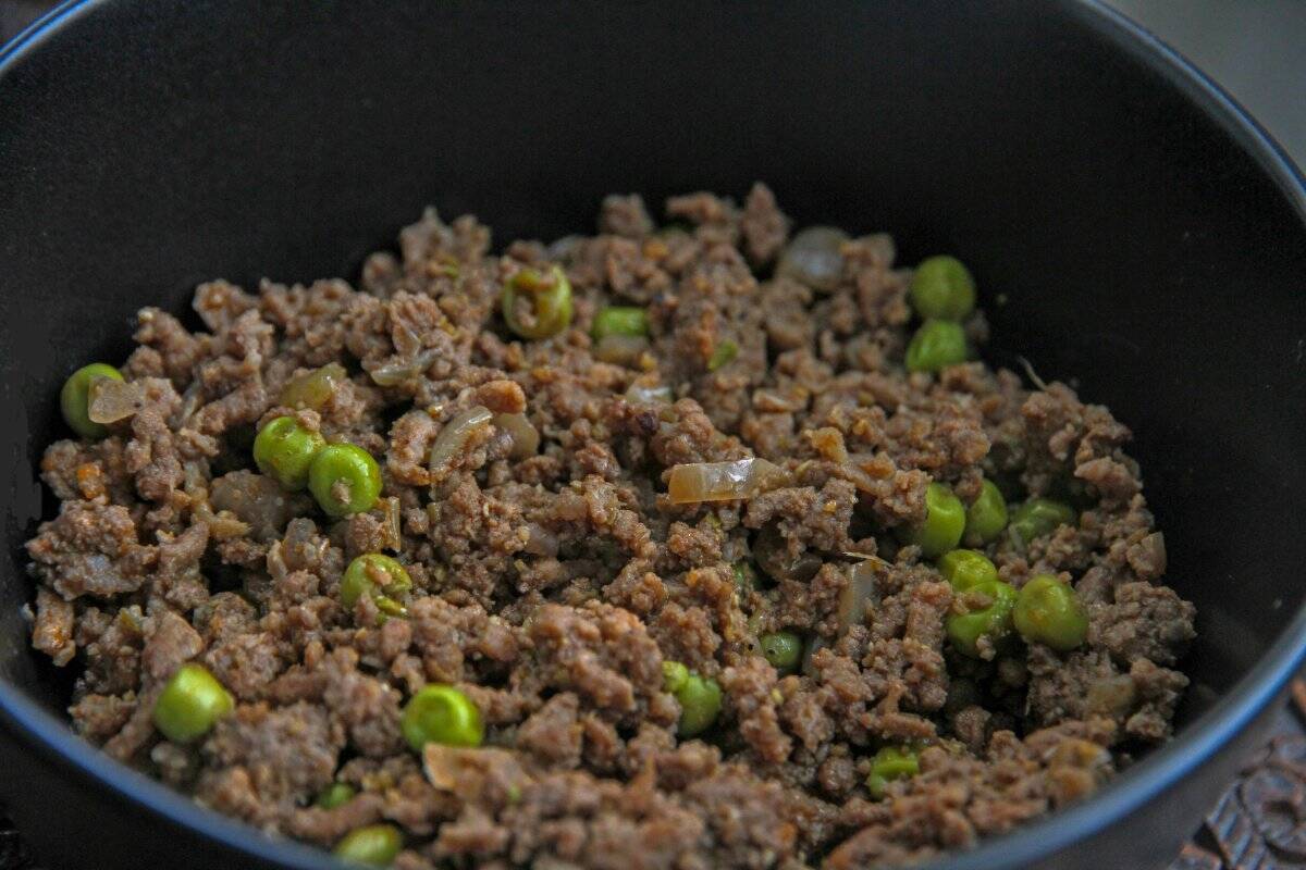 Ground Meat and Snap Pea Stir-Fry