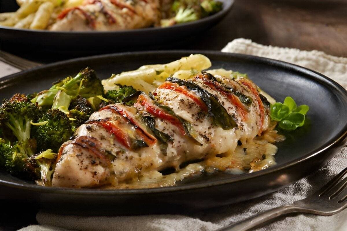 4. Caprese Stuffed Chicken Breasts
