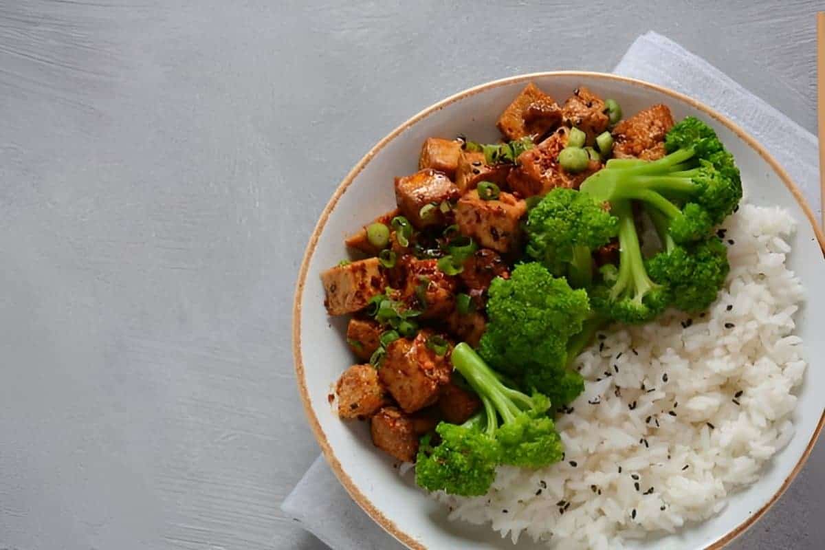 12. Teriyaki Tofu Rice Bowls