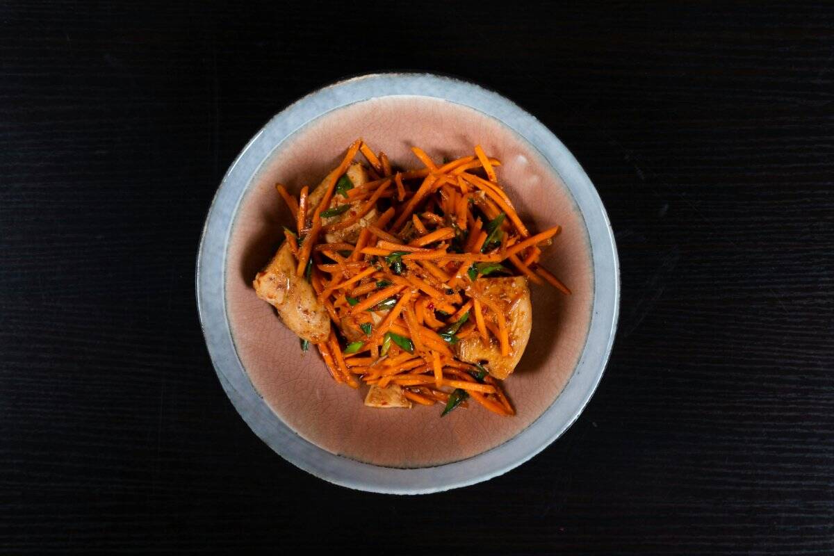 Leftover Chicken or Tofu Toss