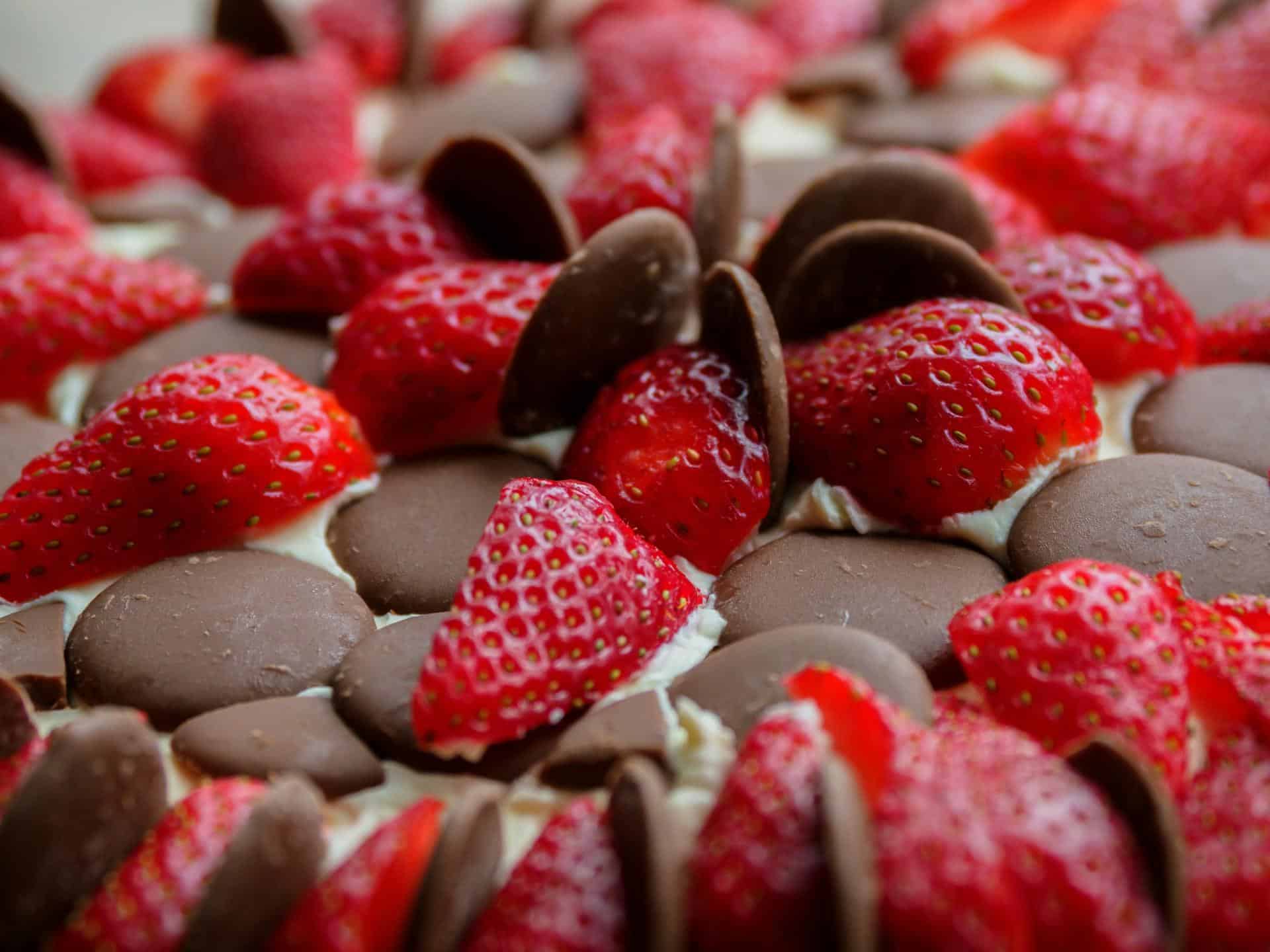 1. Dark Chocolate-Dipped Strawberries