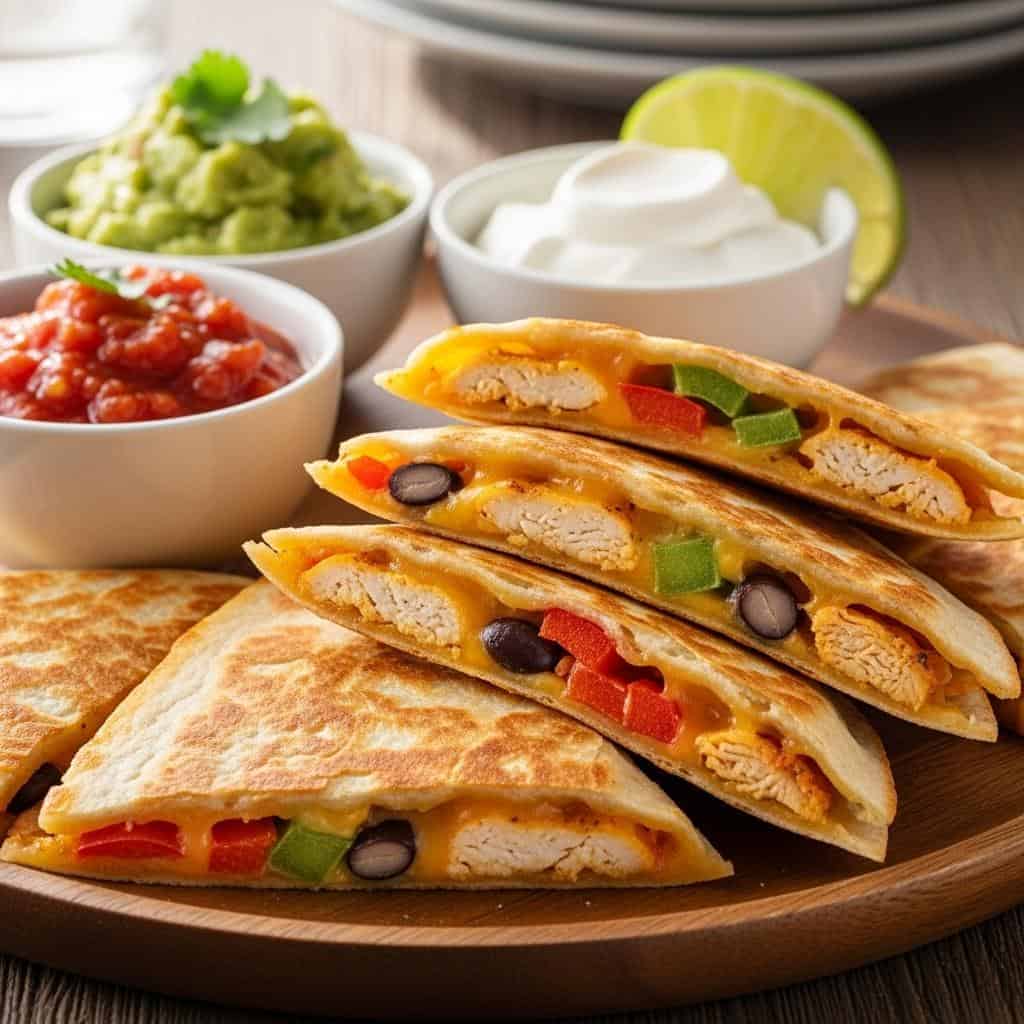 13. Chicken Quesadillas