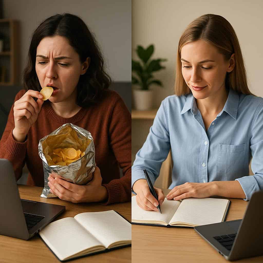 11. Frequent Eating When Procrastinating