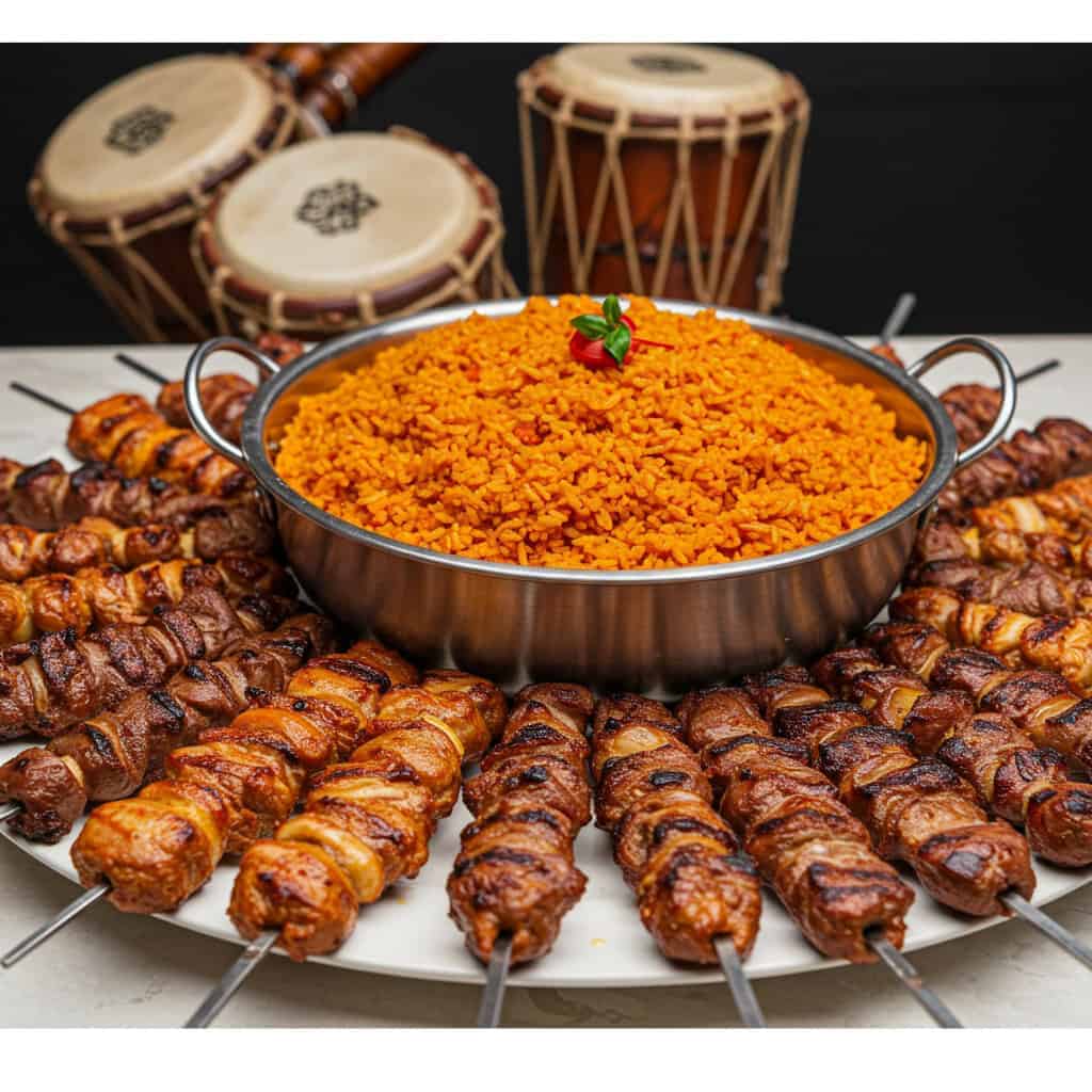 10. Nigeria: Extravagant Feasts and Dancing