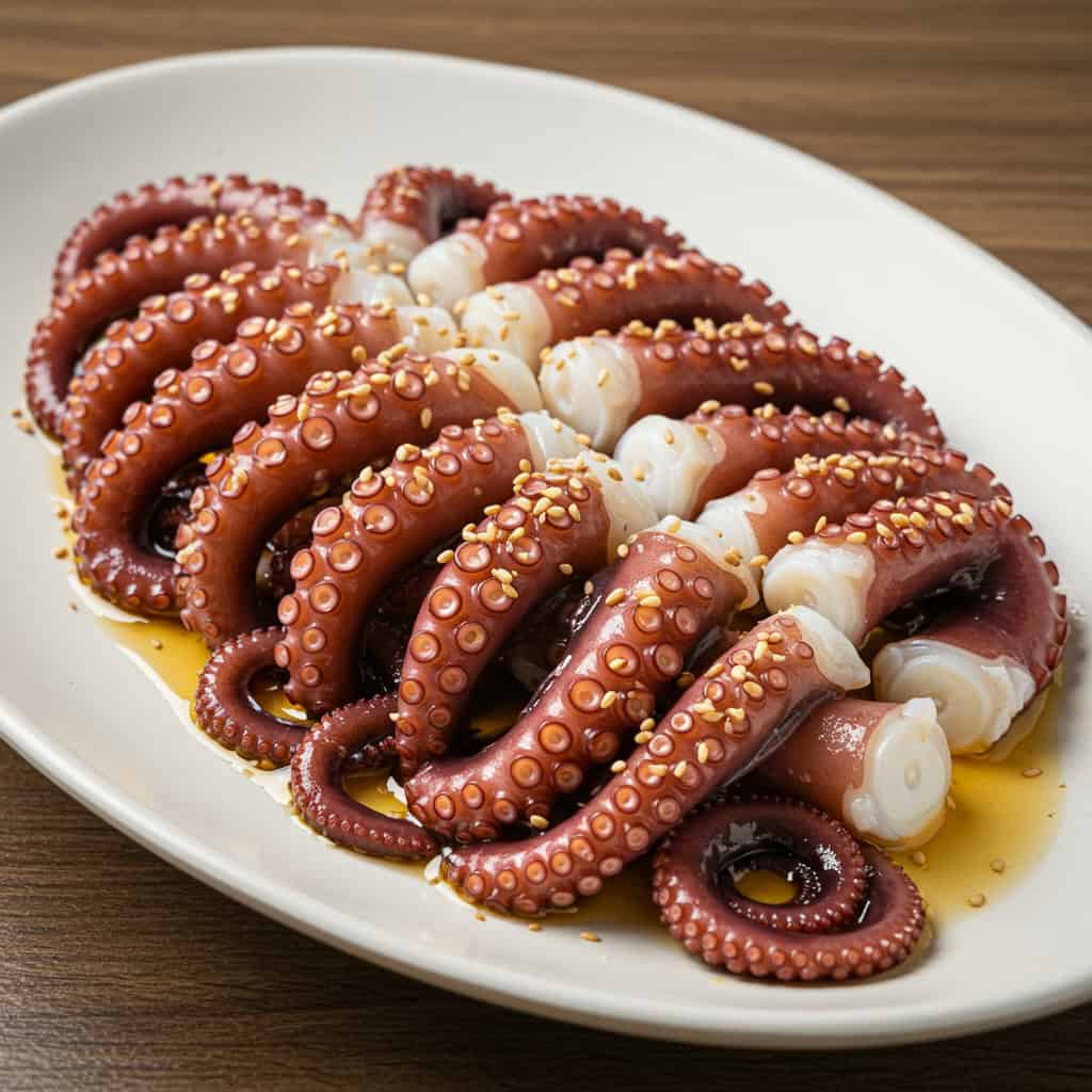9. Sannakji (Live Octopus) - Korea