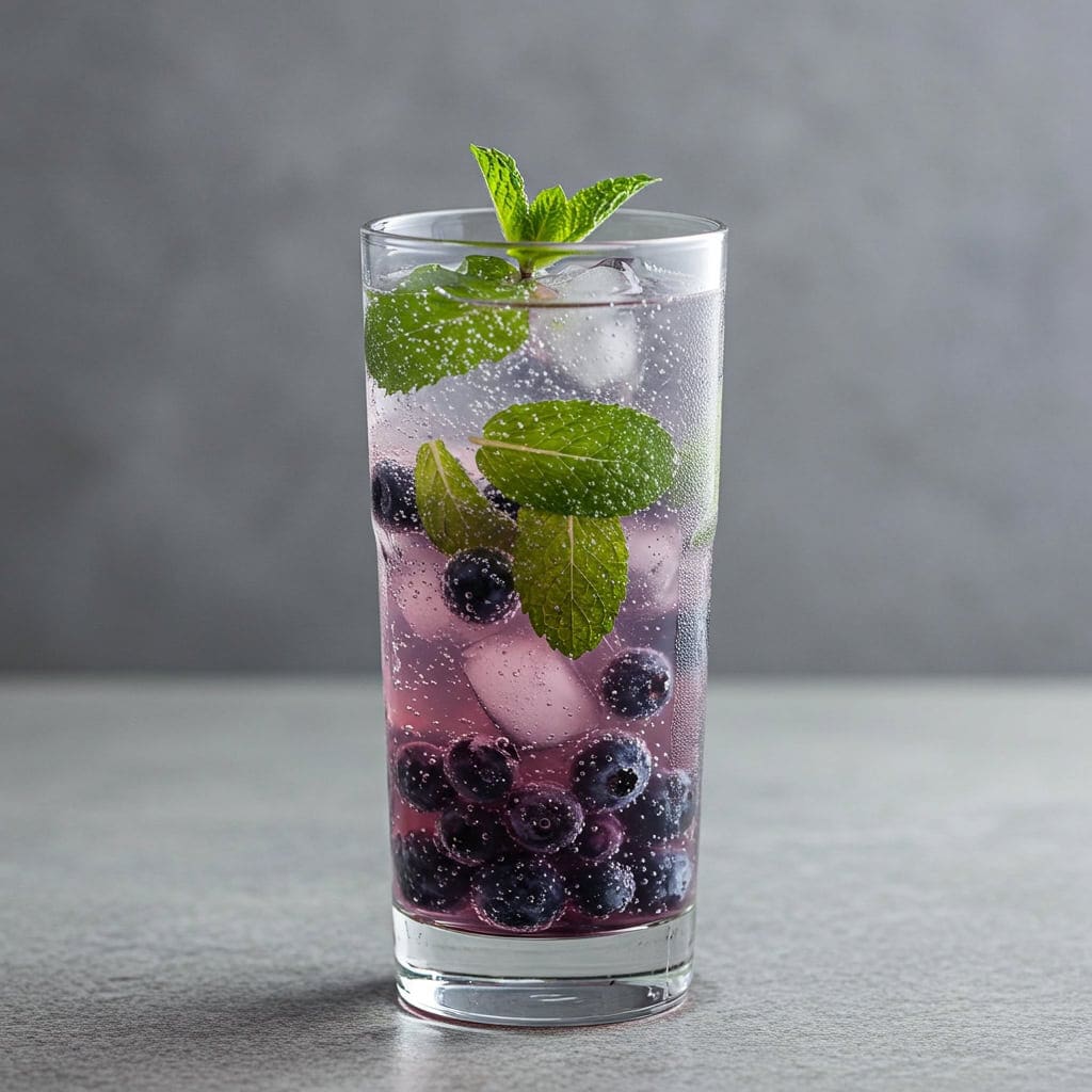 10. Blueberry Mint Mojito