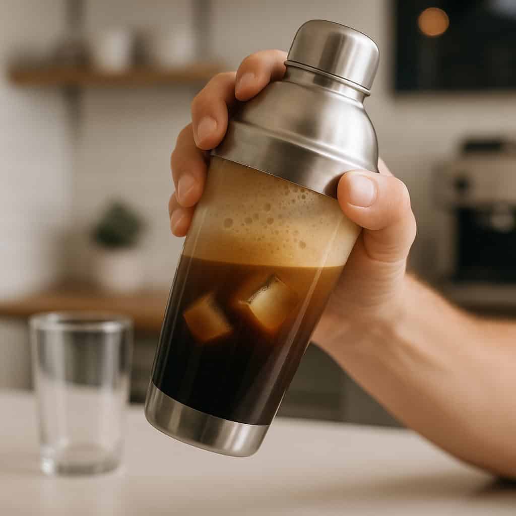 Shake Things Up: Cocktail Shaker Iced Coffee