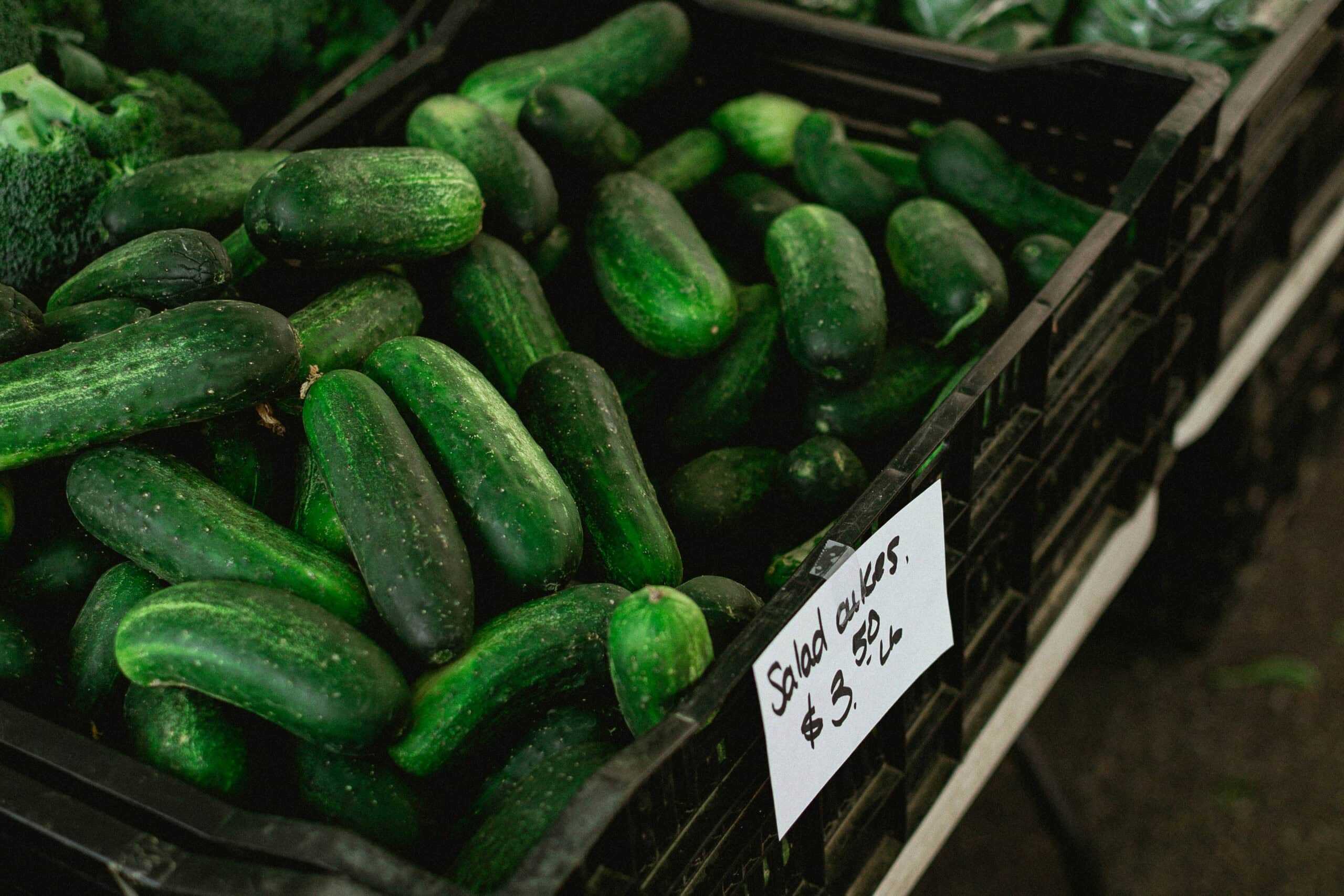 10. Cucumbers