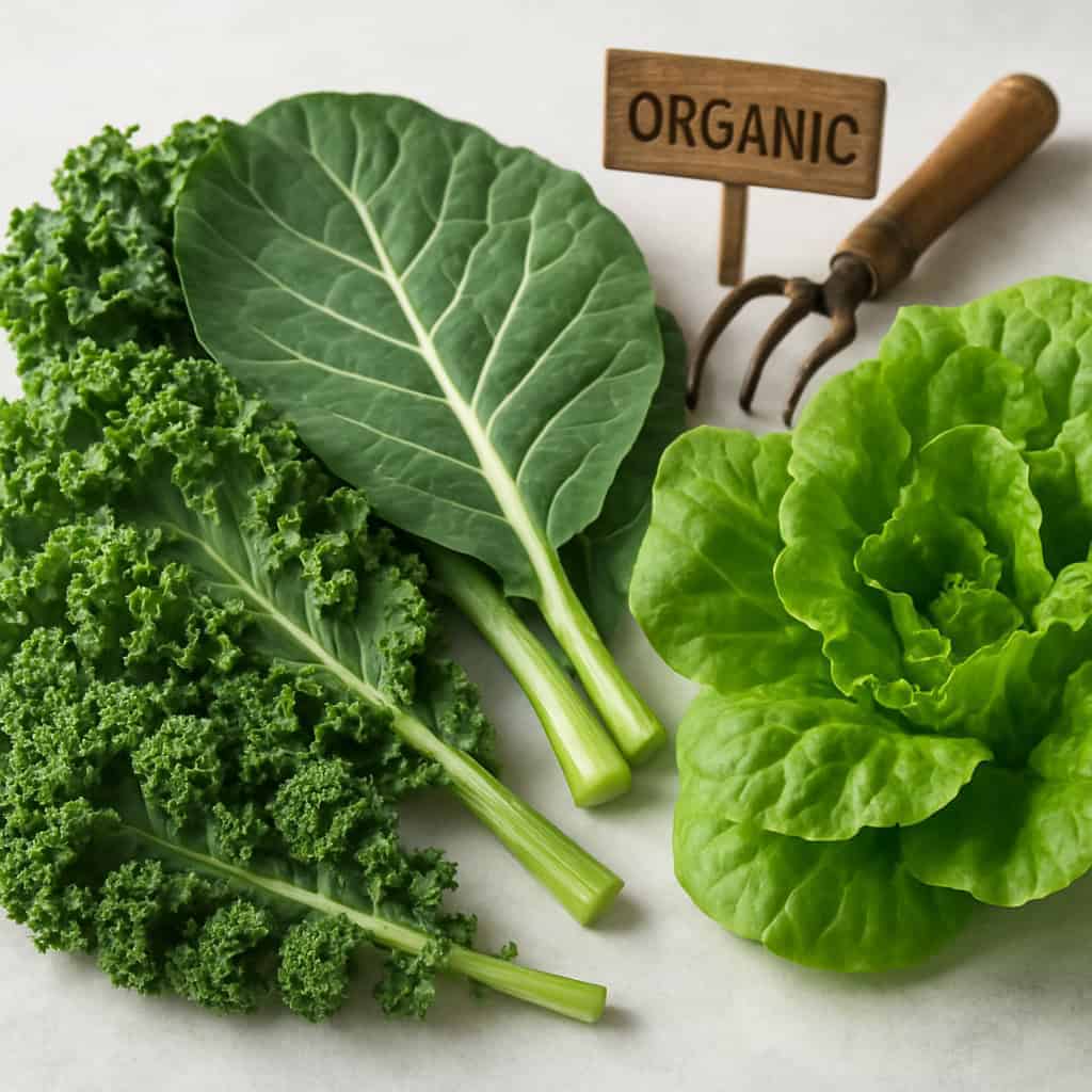 13. Leafy Greens (e.g., Kale, Collard Greens, Lettuce)
