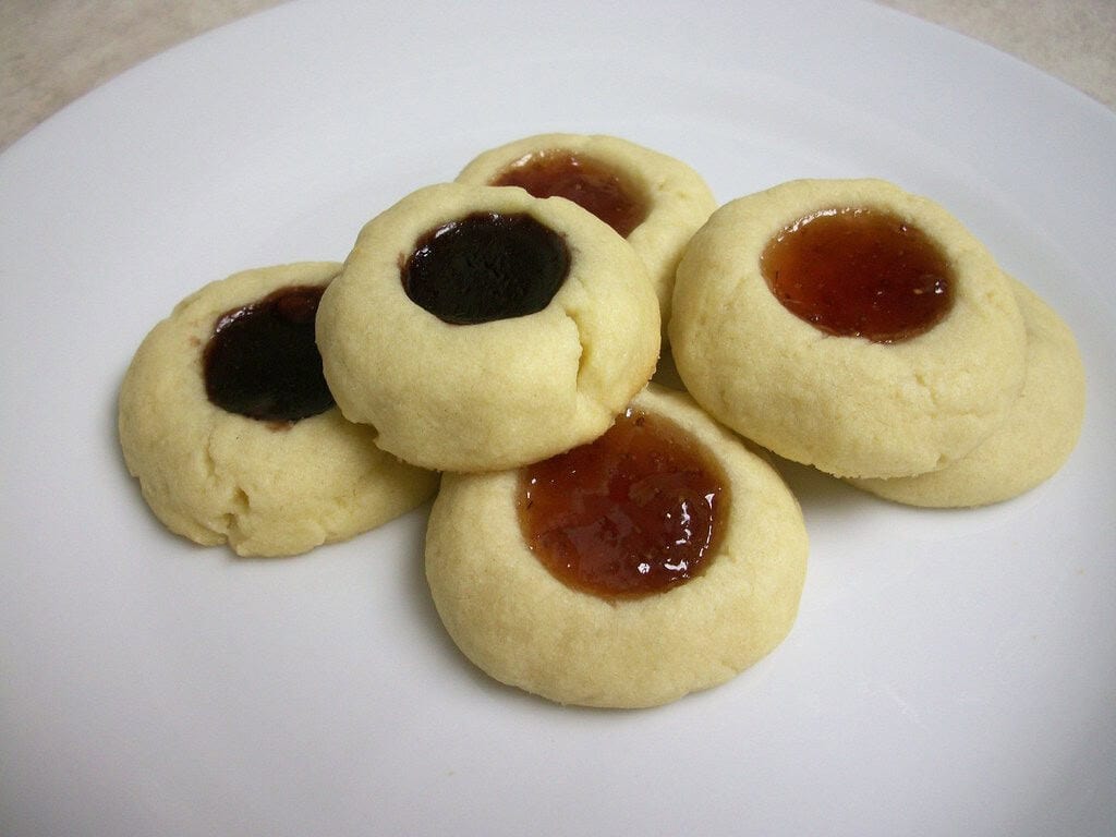 18. Thumbprint Cookies