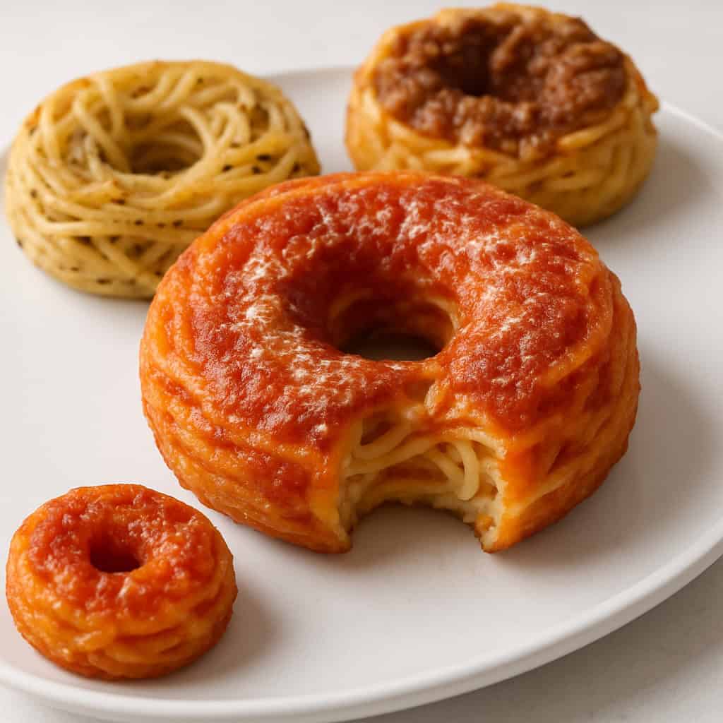 12. Spaghetti Donuts