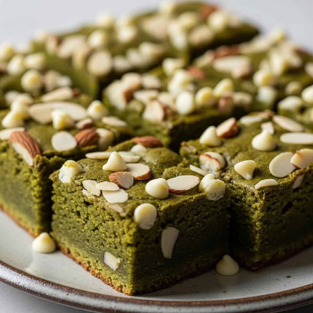 4. Matcha Green Tea Brownies