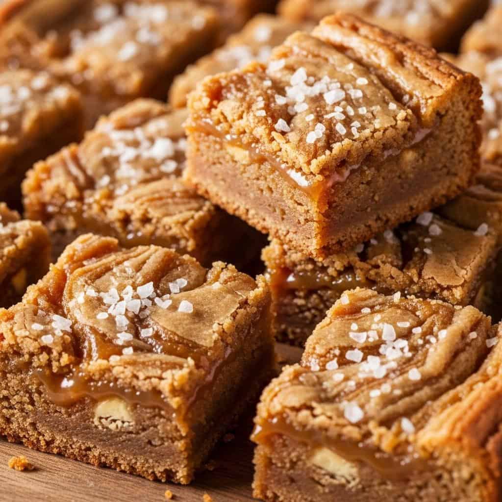8. Salted Caramel Blondies