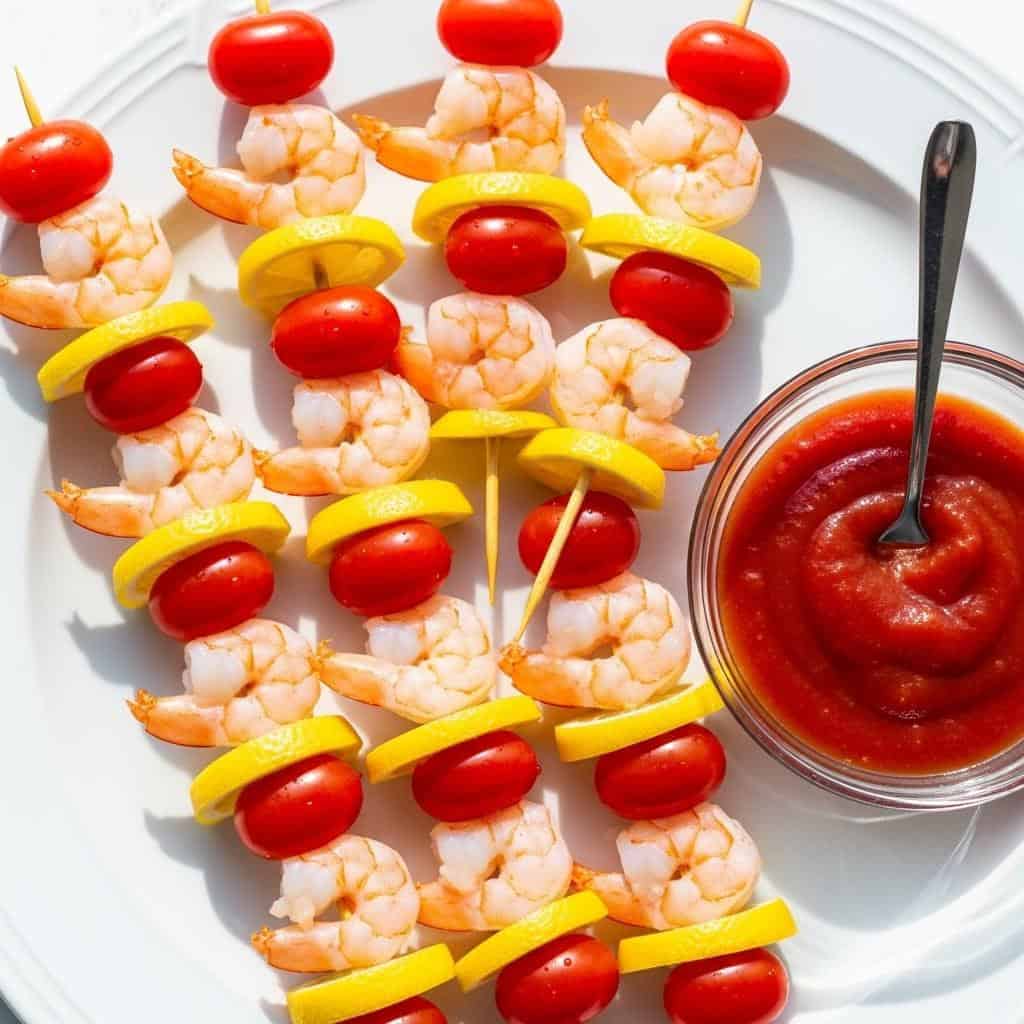 5. Shrimp Cocktail Skewers