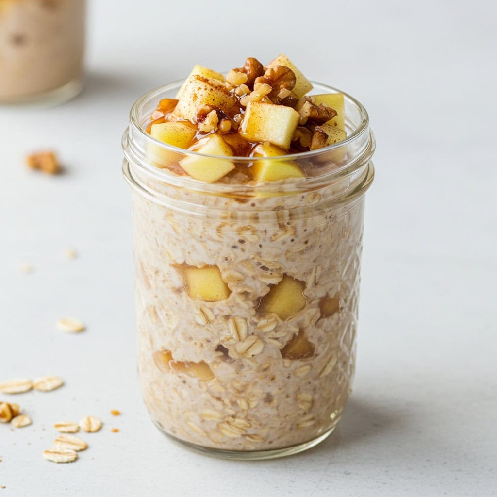 4. Apple Pie Cinnamon Overnight Oats