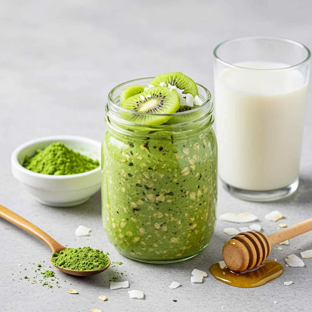 10. Matcha Green Tea Overnight Oats
