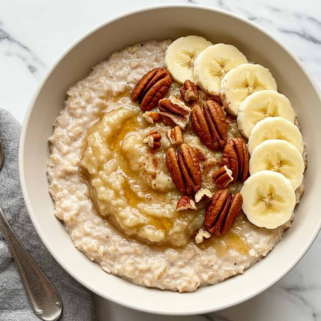 12. Maple Pecan Banana Bread Oats