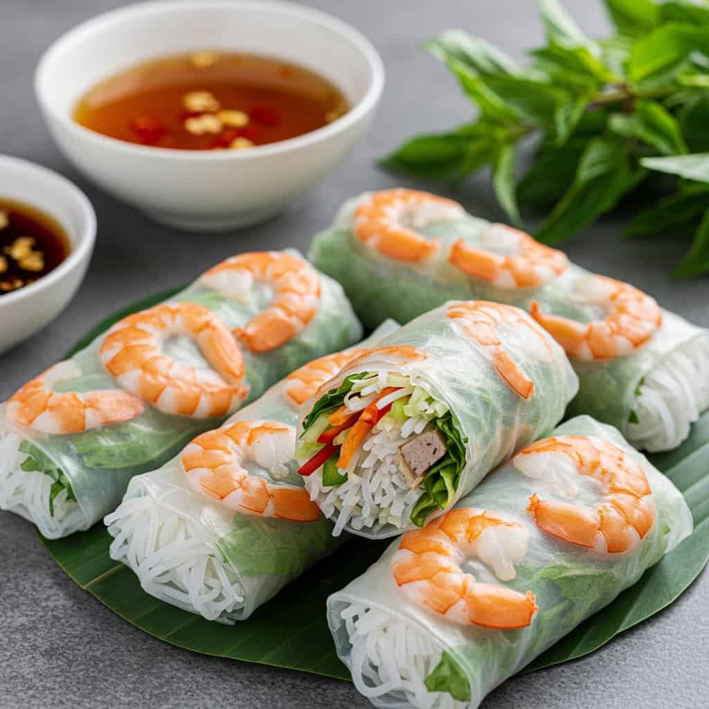 3. Vietnamese Fresh Spring Rolls